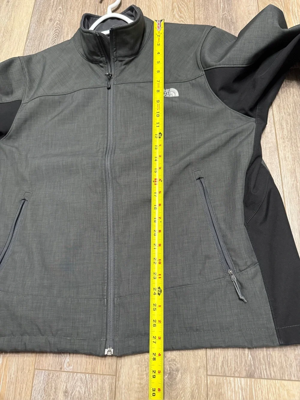 The North Face Men's Charcoal Gray Performance Jacket with Black trim & Lining